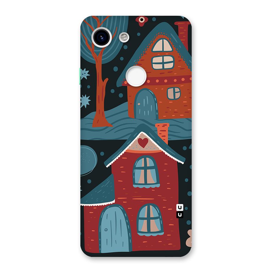 Nordic Arts Houses Back Case for Google Pixel 3