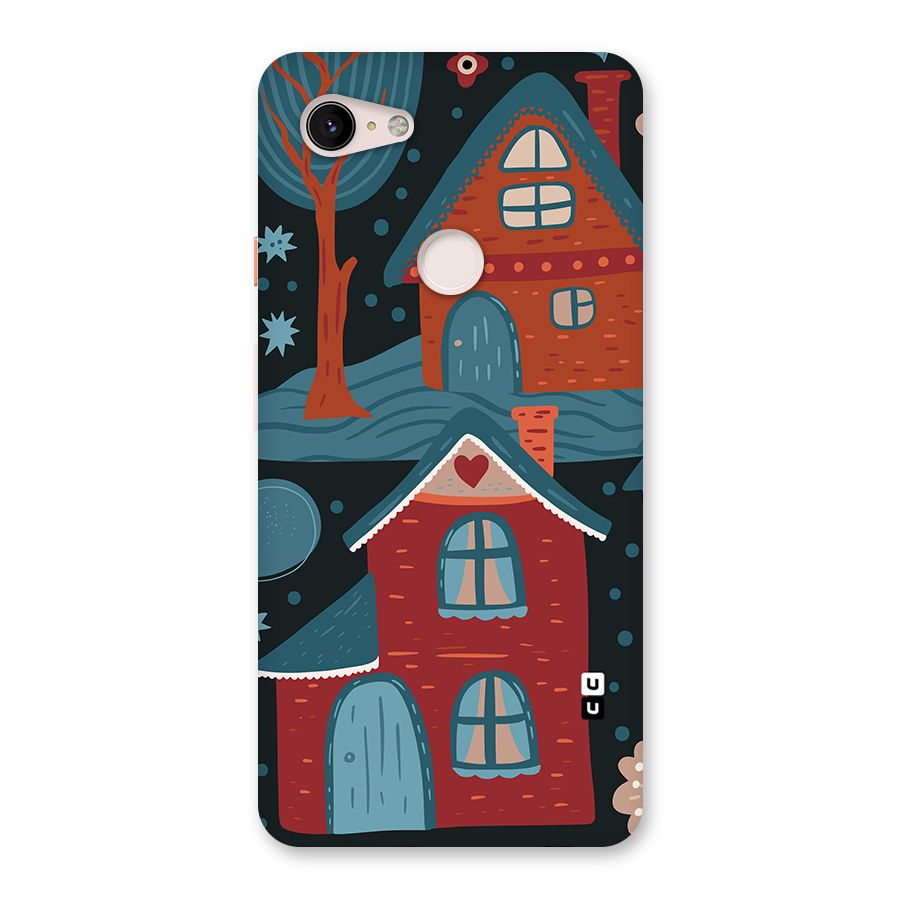 Nordic Arts Houses Back Case for Google Pixel 3 XL