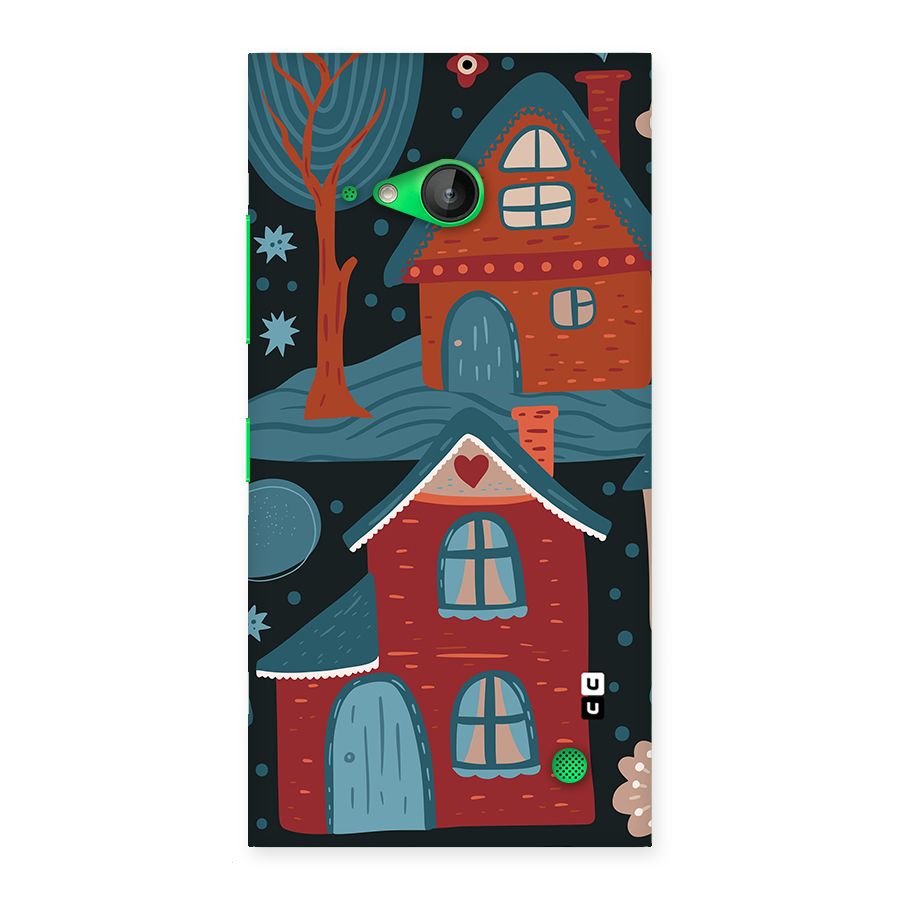 Nordic Arts Houses Back Case for Lumia 730