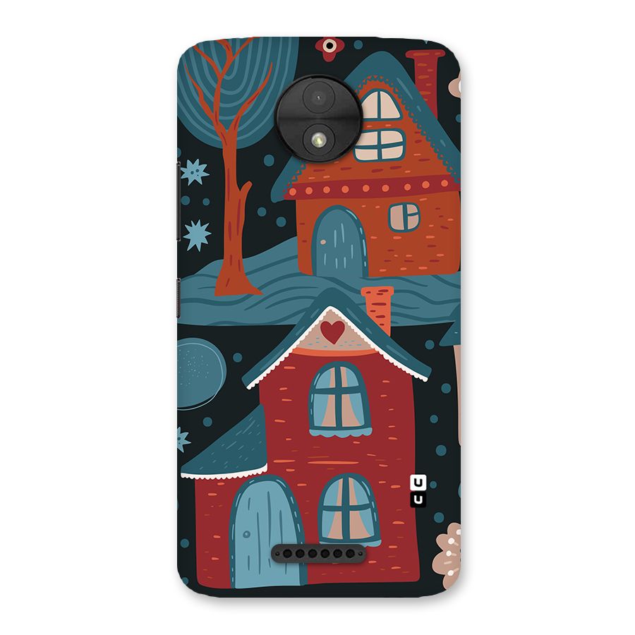 Nordic Arts Houses Back Case for Moto C