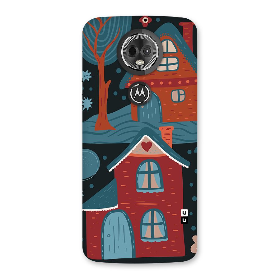 Nordic Arts Houses Back Case for Moto E5 Plus