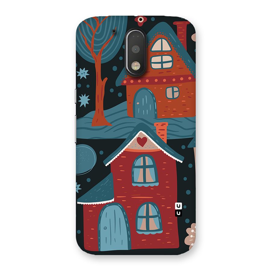 Nordic Arts Houses Back Case for Moto G4 Plus