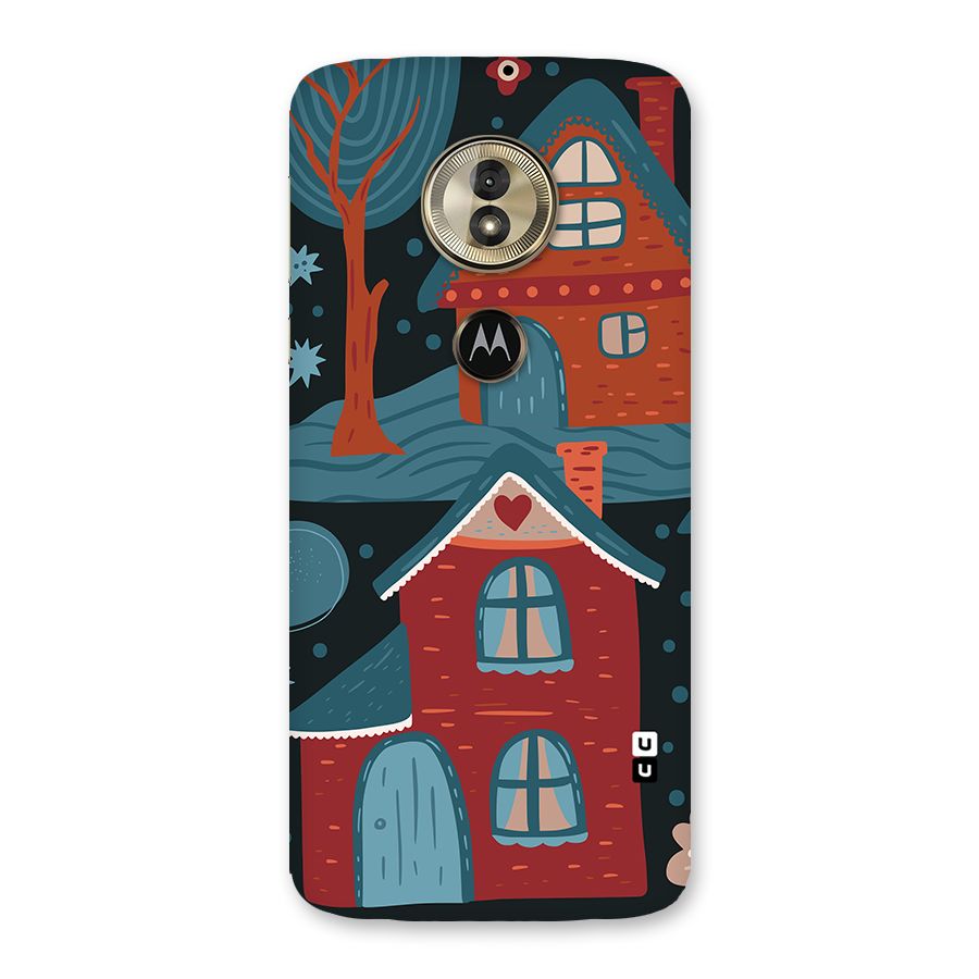 Nordic Arts Houses Back Case for Moto G6 Play