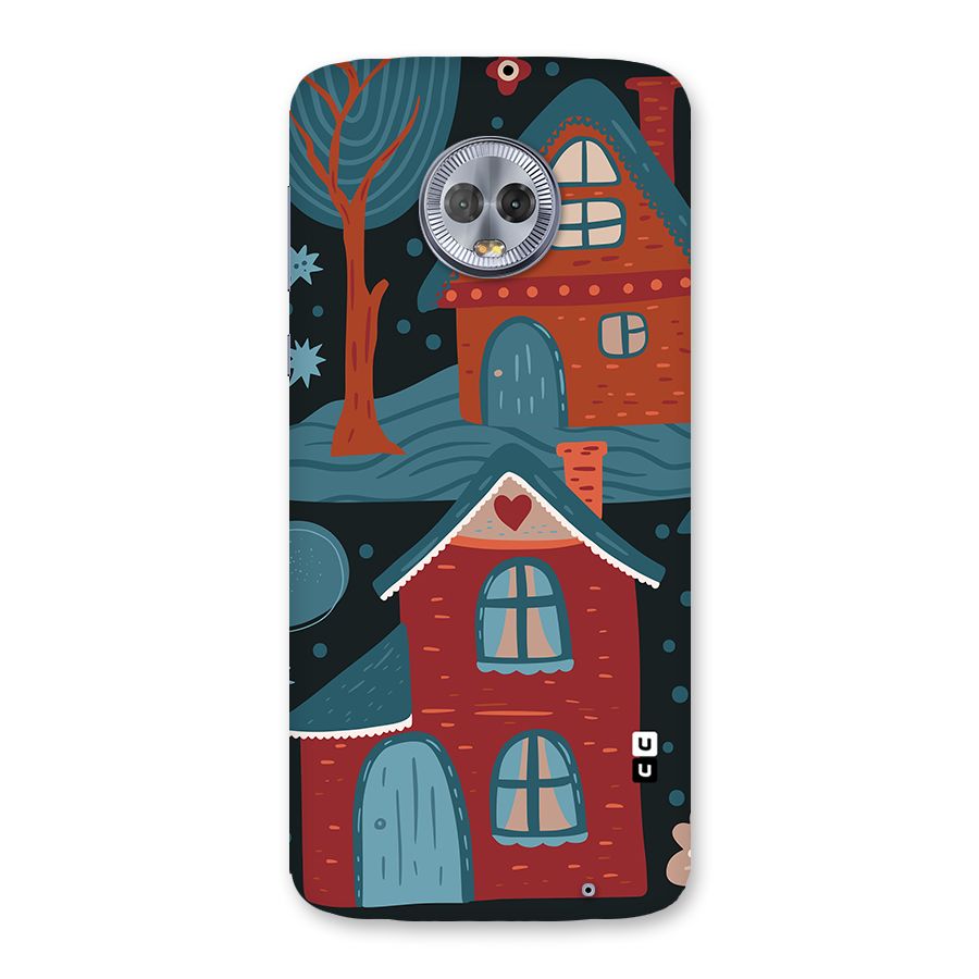 Nordic Arts Houses Back Case for Moto G6 Plus