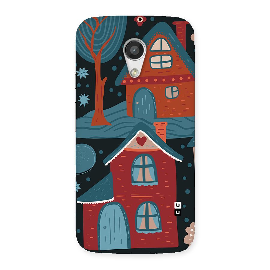 Nordic Arts Houses Back Case for Moto G 2nd Gen
