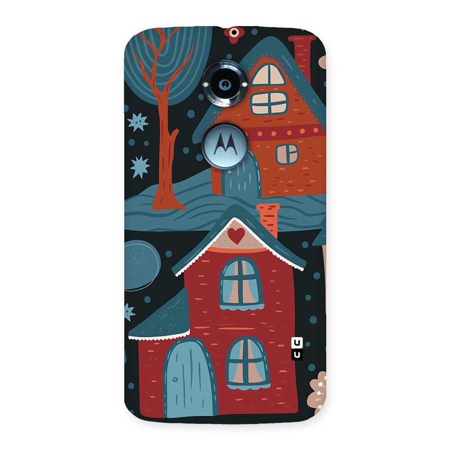 Nordic Arts Houses Back Case for Moto X2