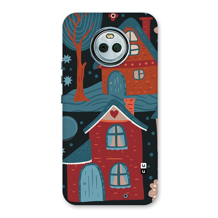 Nordic Arts Houses Back Case for Moto X4