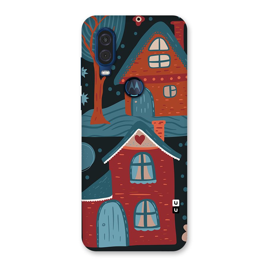 Nordic Arts Houses Back Case for Motorola One Vision