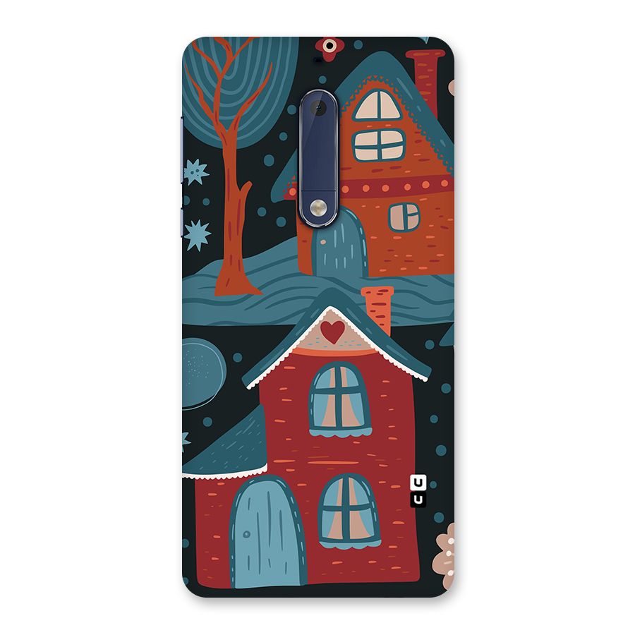Nordic Arts Houses Back Case for Nokia 5