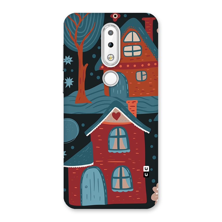 Nordic Arts Houses Back Case for Nokia 6.1 Plus