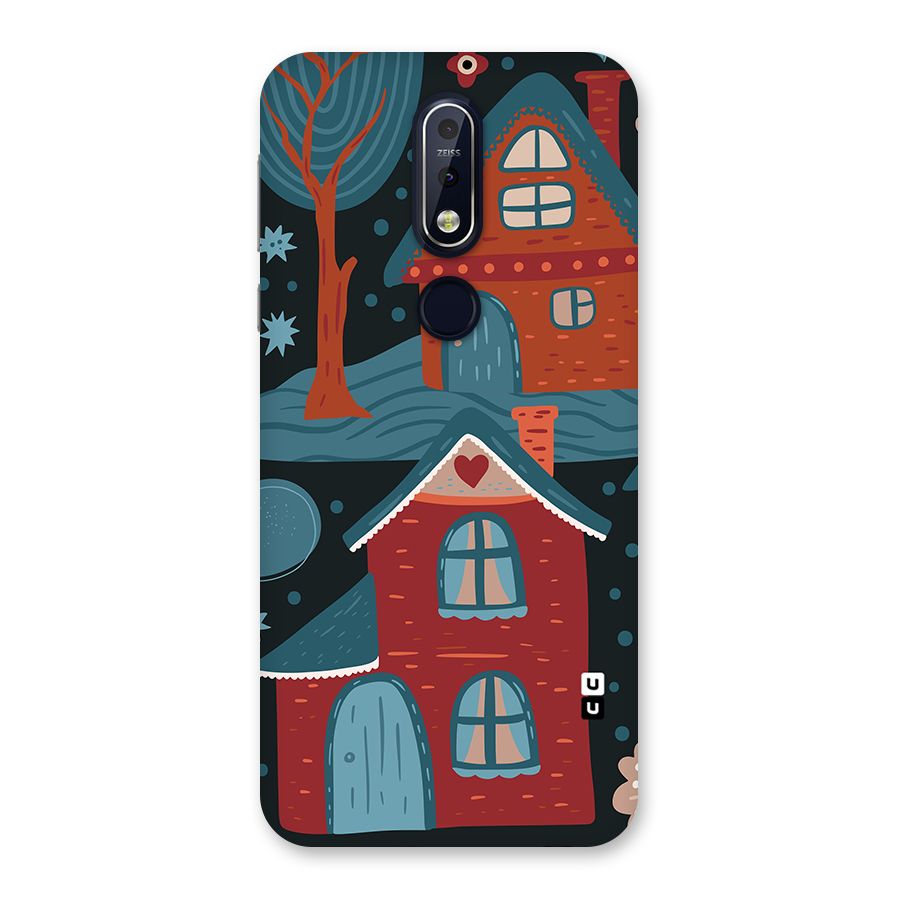 Nordic Arts Houses Back Case for Nokia 7.1