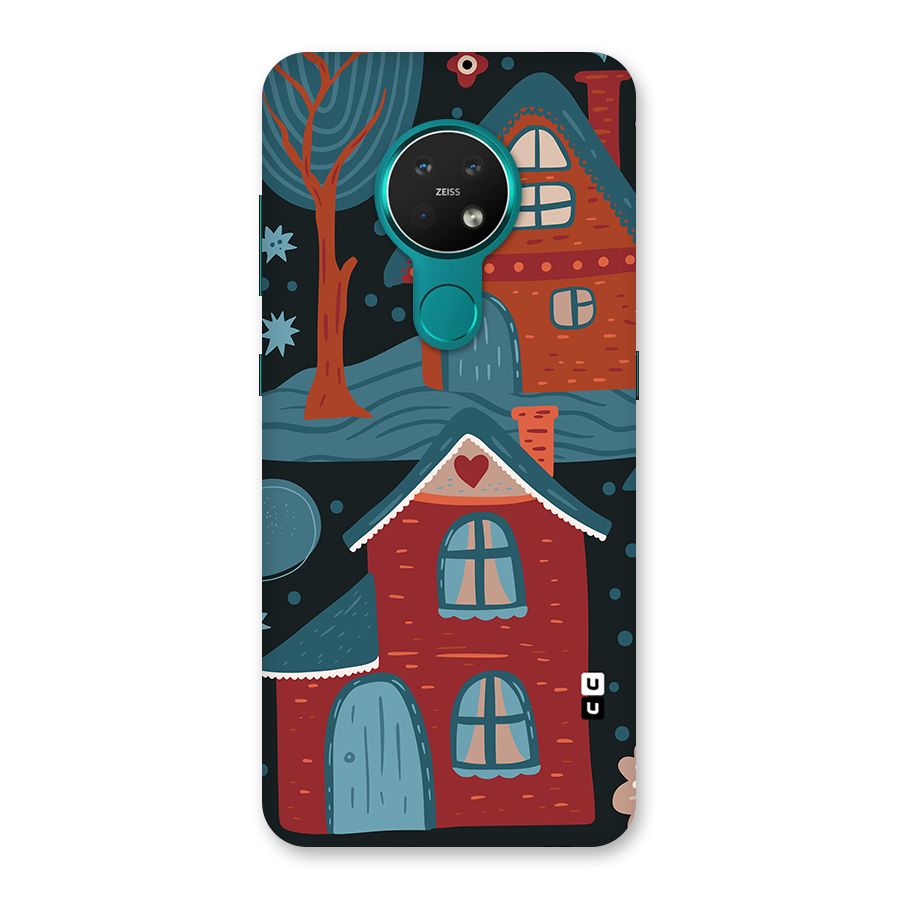Nordic Arts Houses Back Case for Nokia 7.2