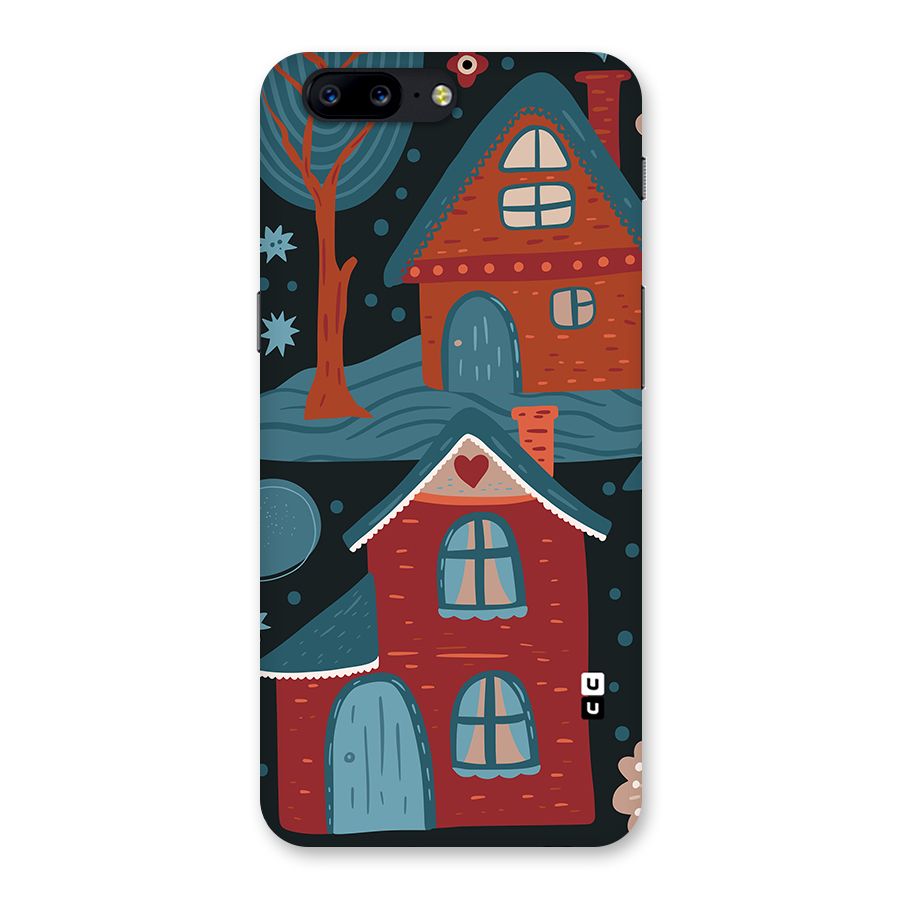 Nordic Arts Houses Back Case for OnePlus 5