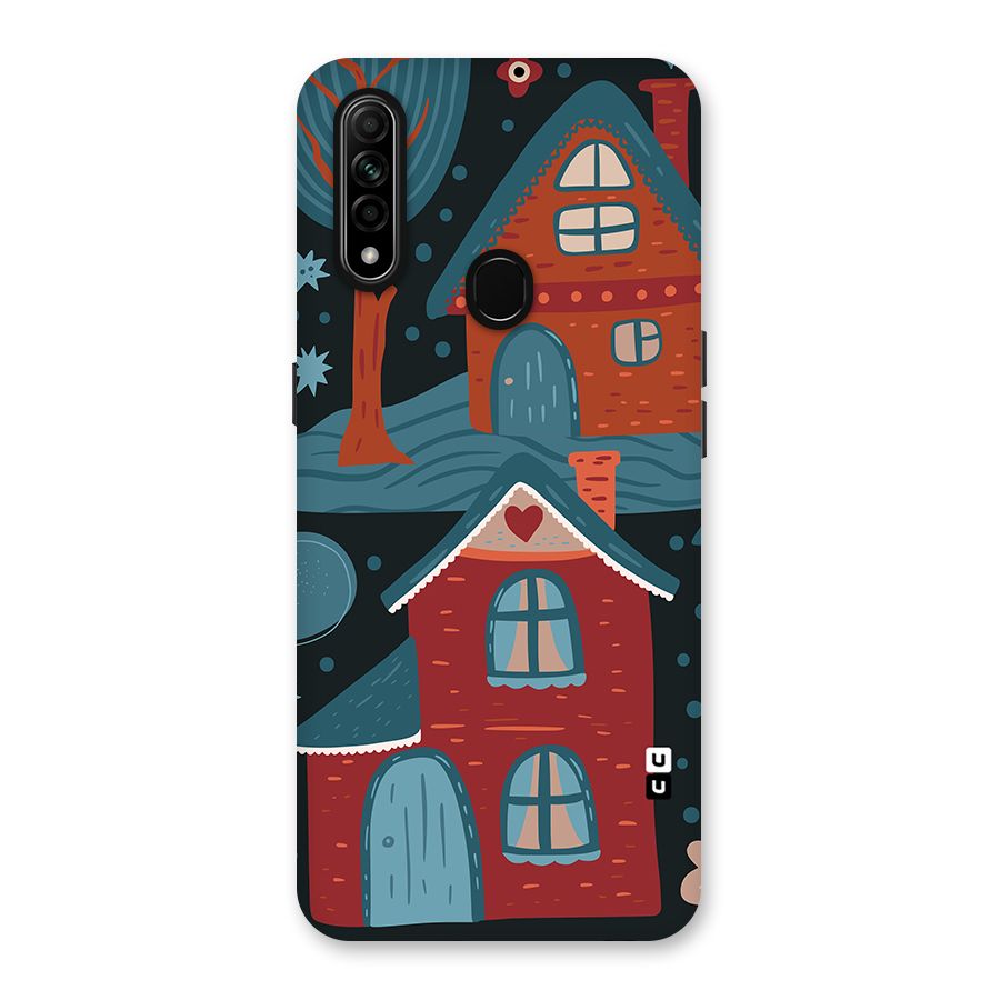 Nordic Arts Houses Back Case for Oppo A31