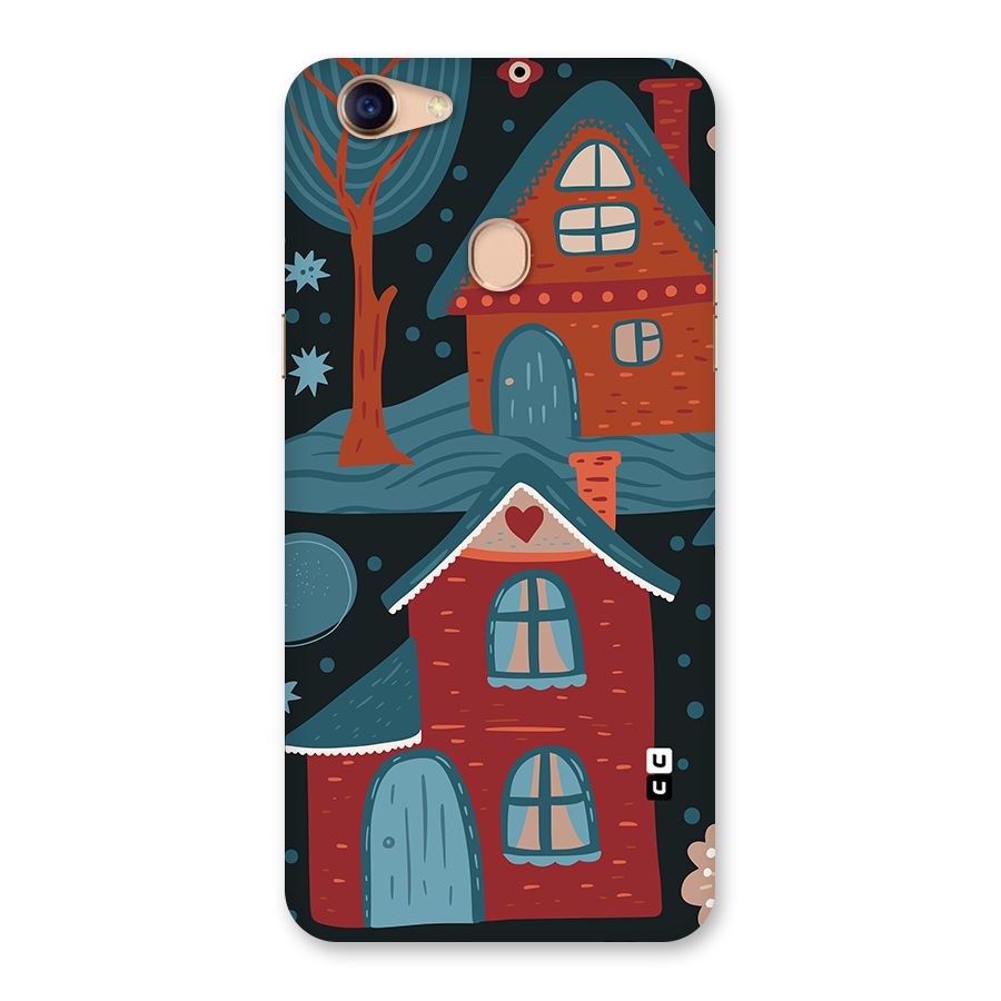 Nordic Arts Houses Back Case for Oppo F5 Youth