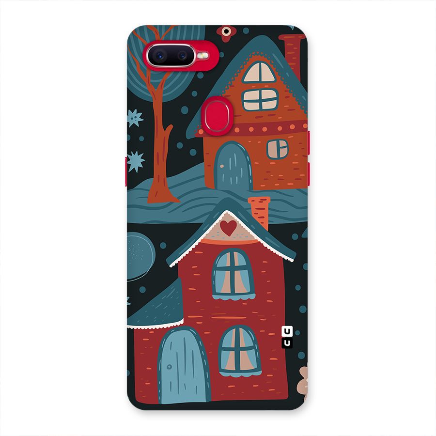 Nordic Arts Houses Back Case for Oppo F9 Pro