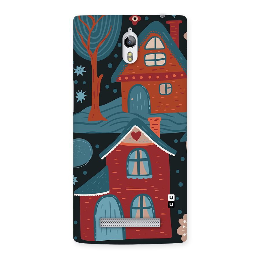 Nordic Arts Houses Back Case for Oppo Find 7