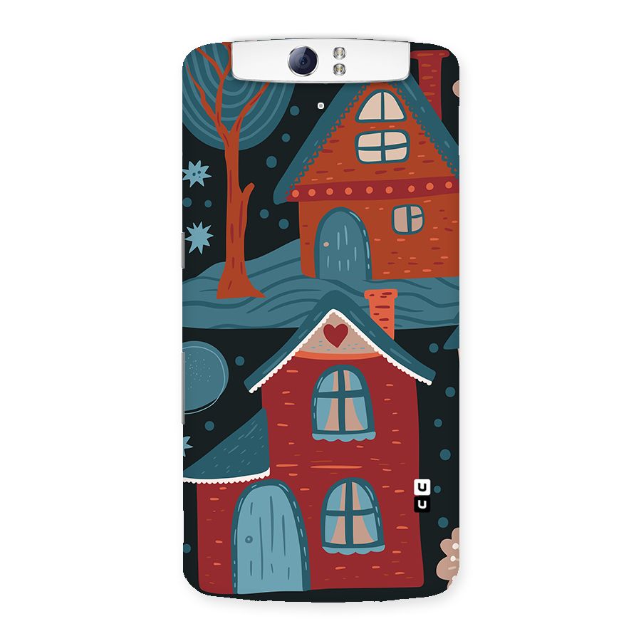 Nordic Arts Houses Back Case for Oppo N1