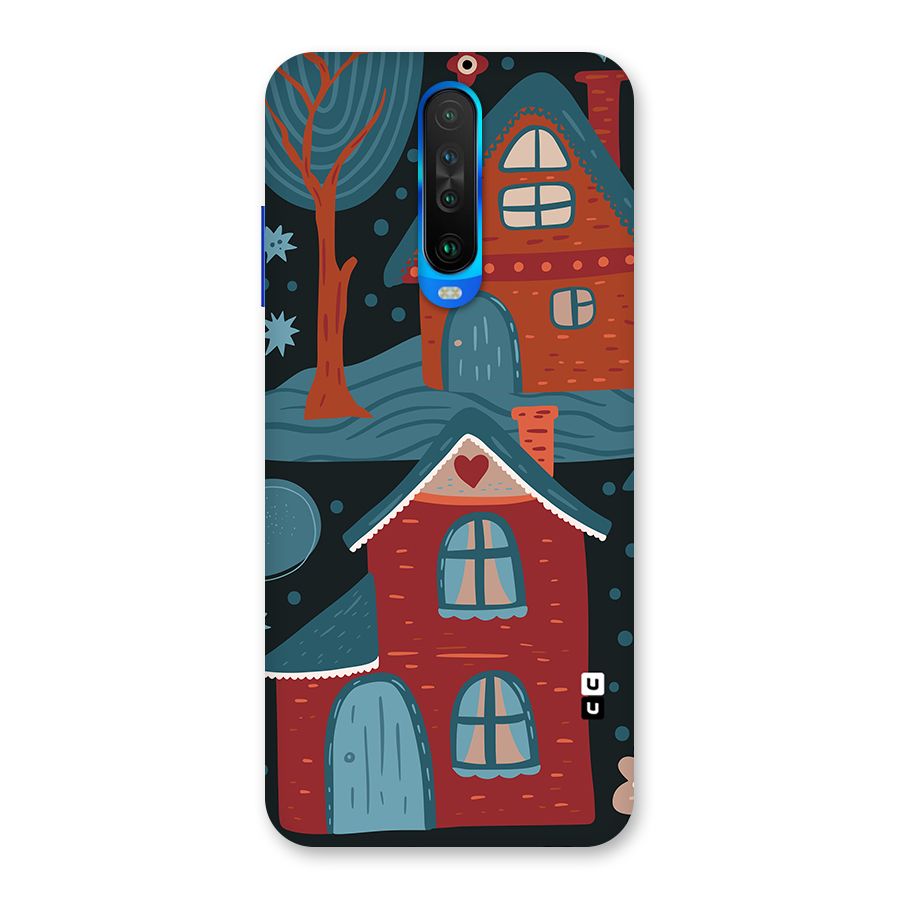 Nordic Arts Houses Back Case for Poco X2