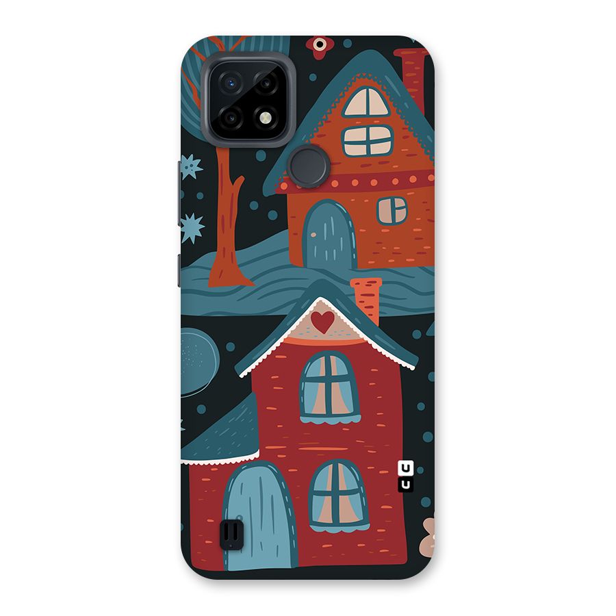Nordic Arts Houses Back Case for Realme C21