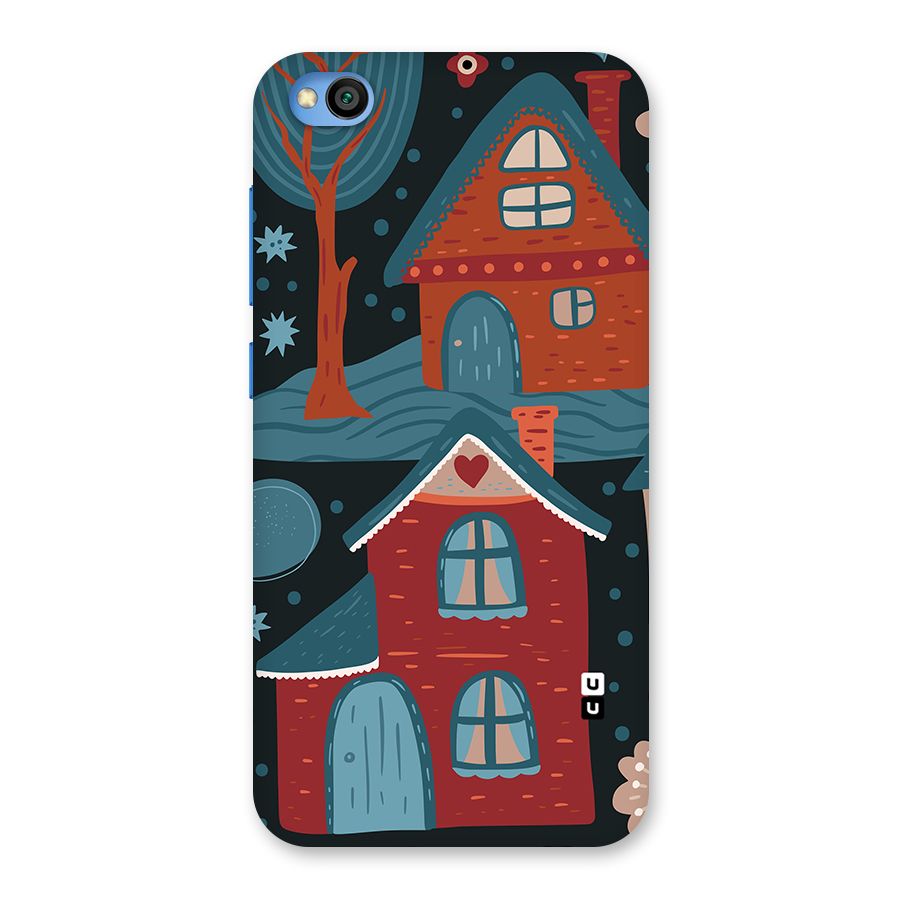 Nordic Arts Houses Back Case for Redmi Go