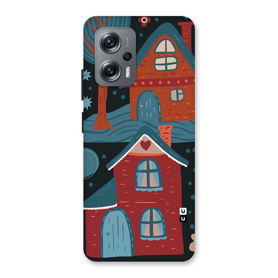 Nordic Arts Houses Back Case for Redmi K50i