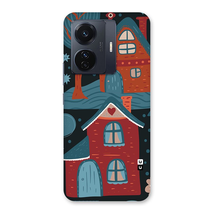 Nordic Arts Houses Back Case for Vivo T1 Pro