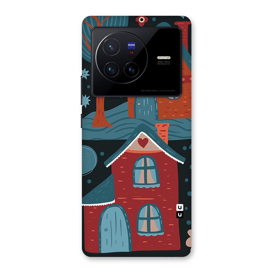 Nordic Arts Houses Back Case for Vivo X80
