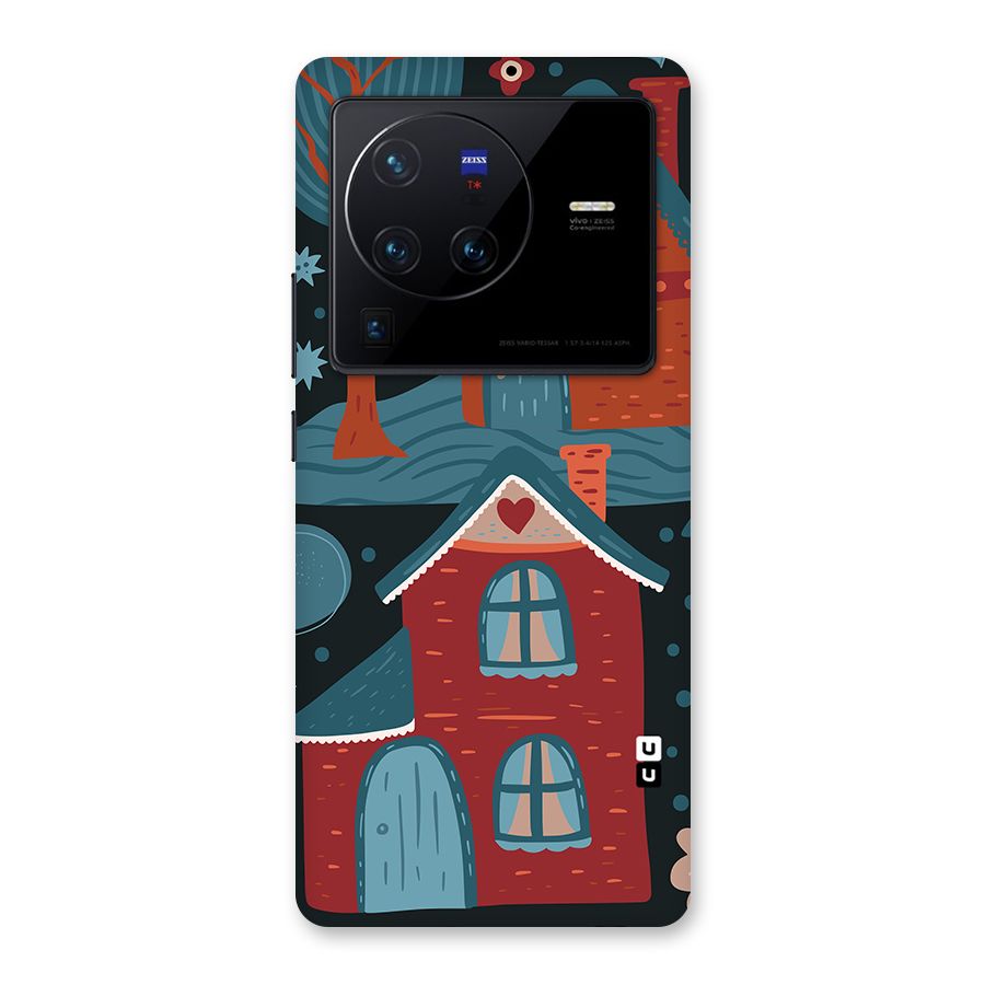 Nordic Arts Houses Back Case for Vivo X80 Pro