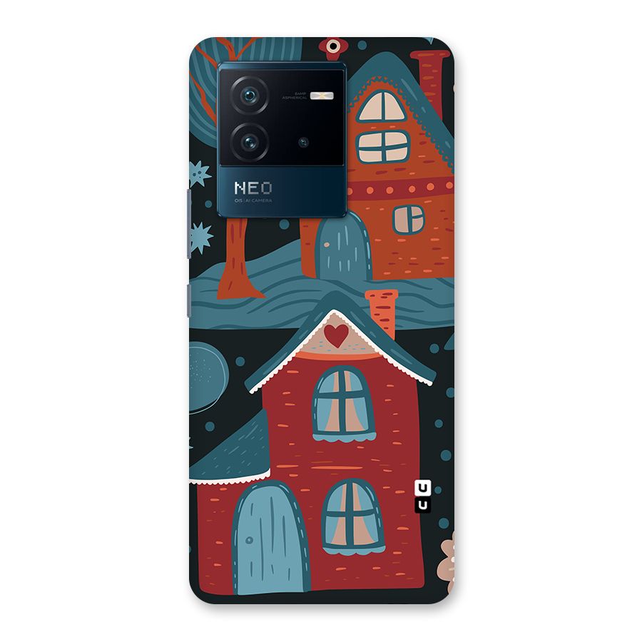 Nordic Arts Houses Back Case for Vivo iQOO Neo 6 5G