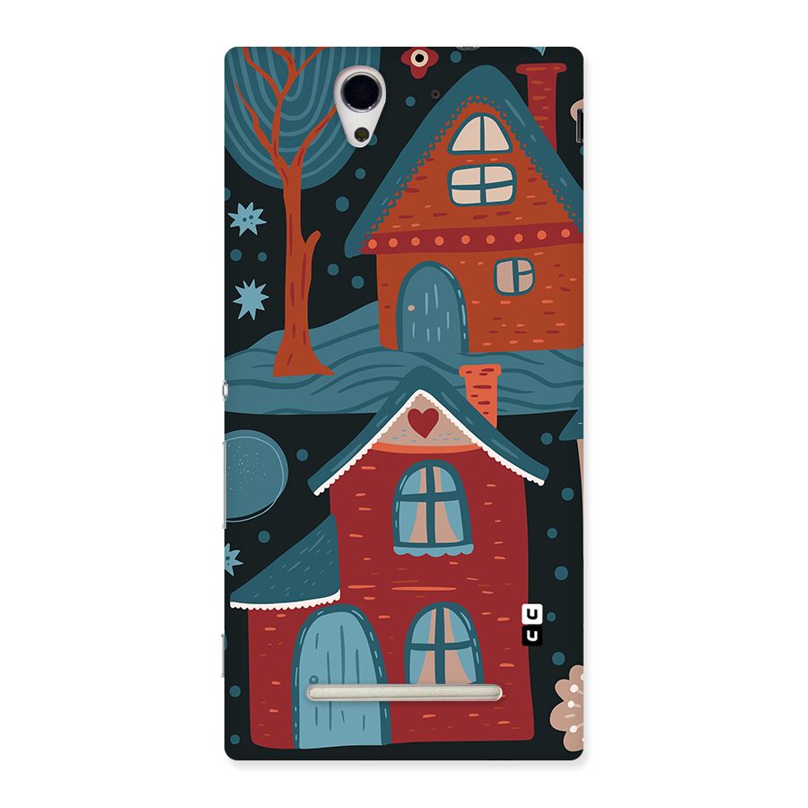 Nordic Arts Houses Back Case for Xperia C3
