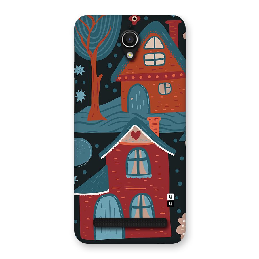 Nordic Arts Houses Back Case for Zenfone Go