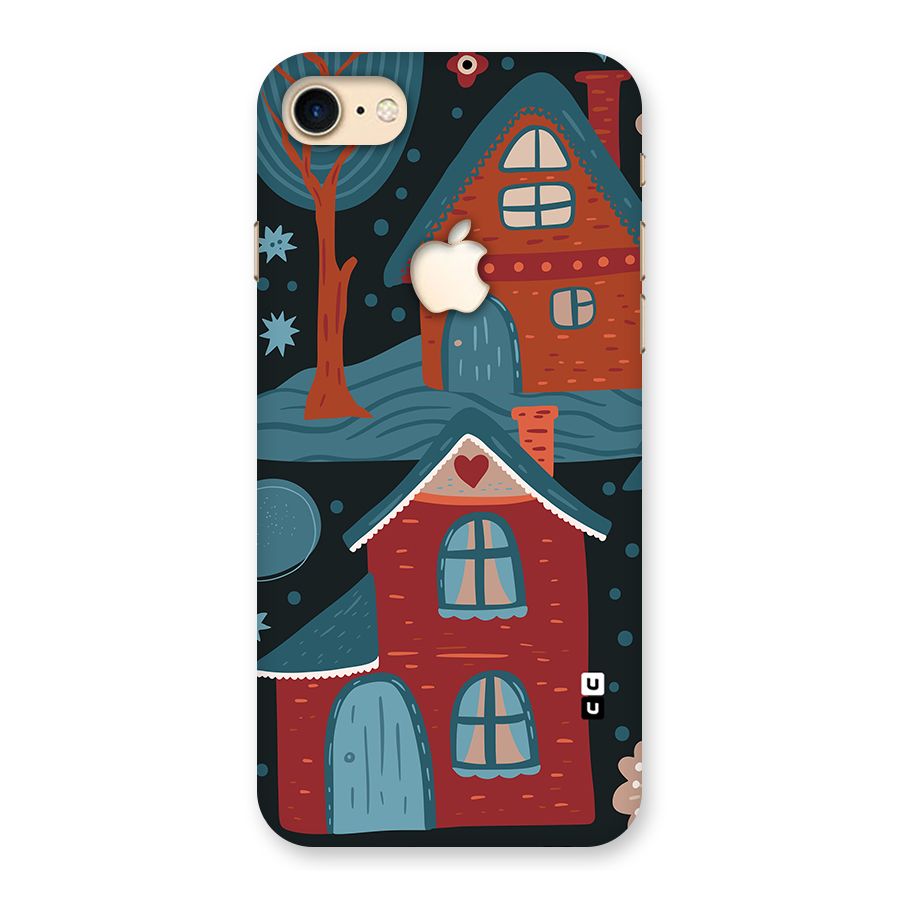 Nordic Arts Houses Back Case for iPhone 7 Apple Cut