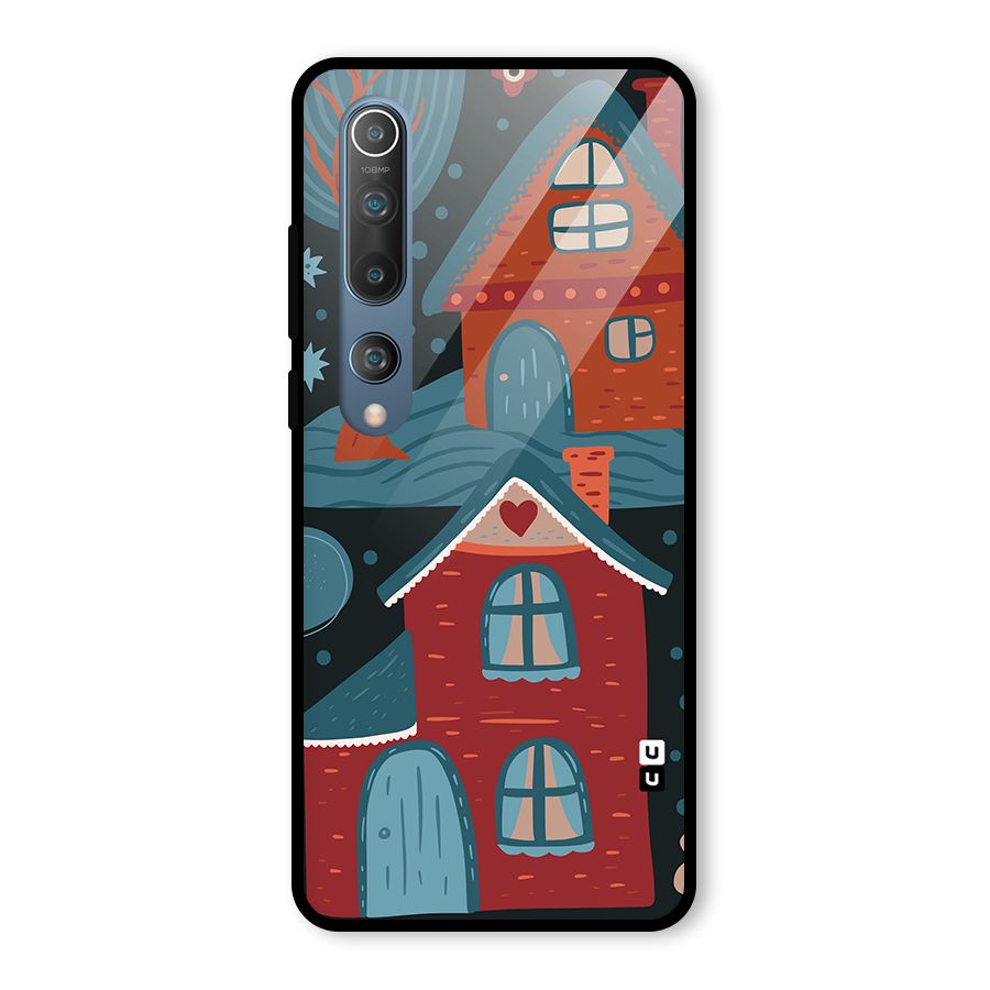 Nordic Arts Houses Glass Back Case for Mi 10