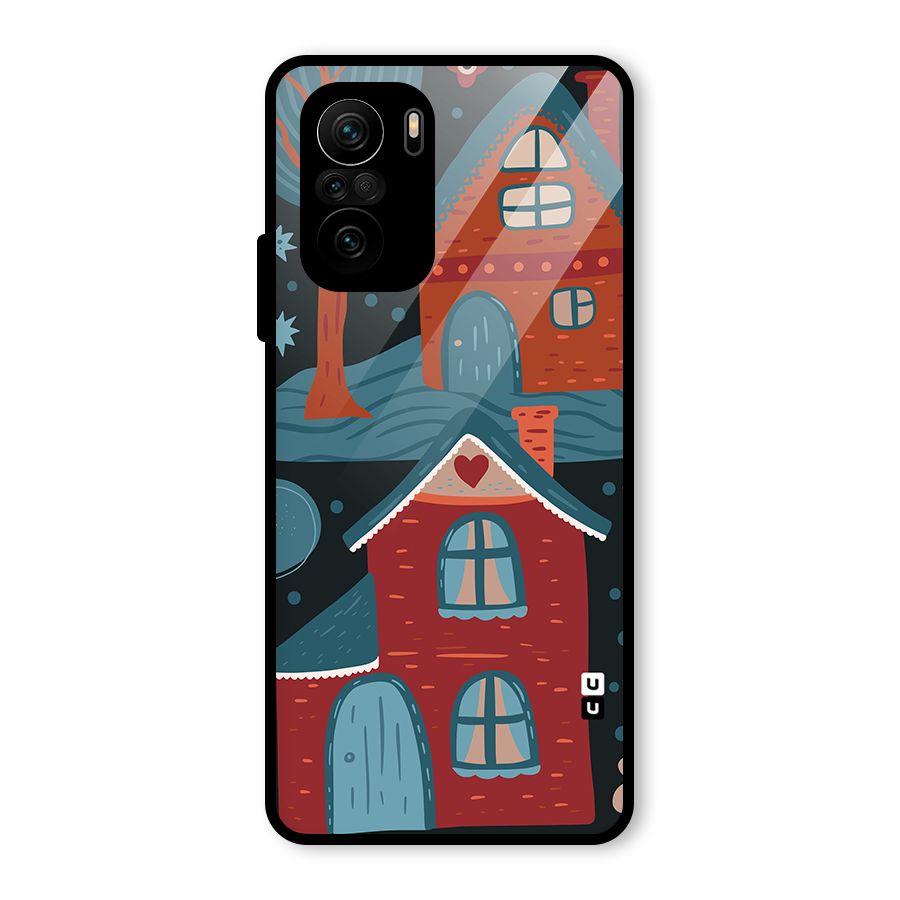 Nordic Arts Houses Glass Back Case for Mi 11X Pro