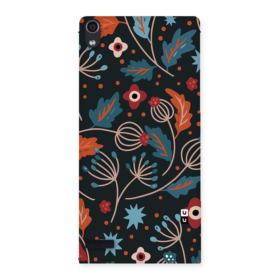 Nordic Arts Leaves Back Case for Ascend P6