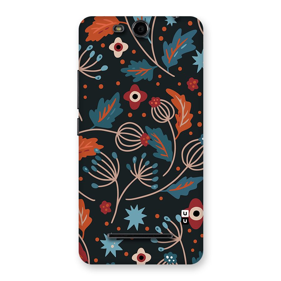 Nordic Arts Leaves Back Case for Canvas Juice 3 Q392