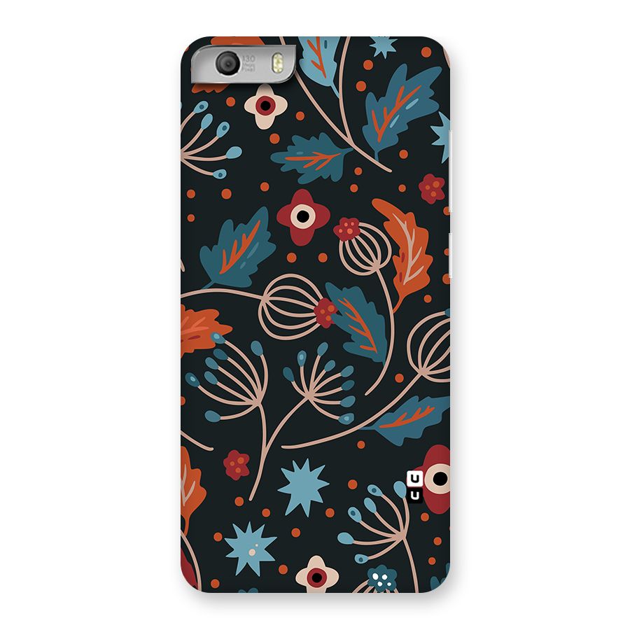 Nordic Arts Leaves Back Case for Canvas Knight 2