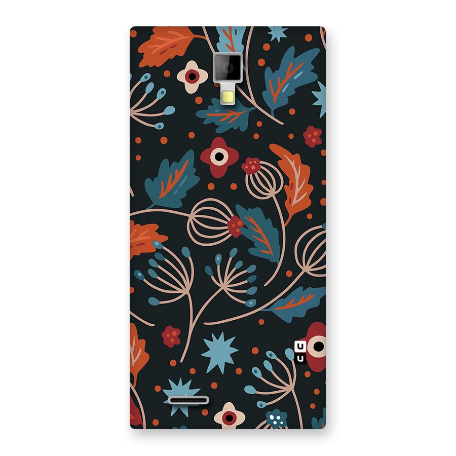 Nordic Arts Leaves Back Case for Canvas Xpress A99