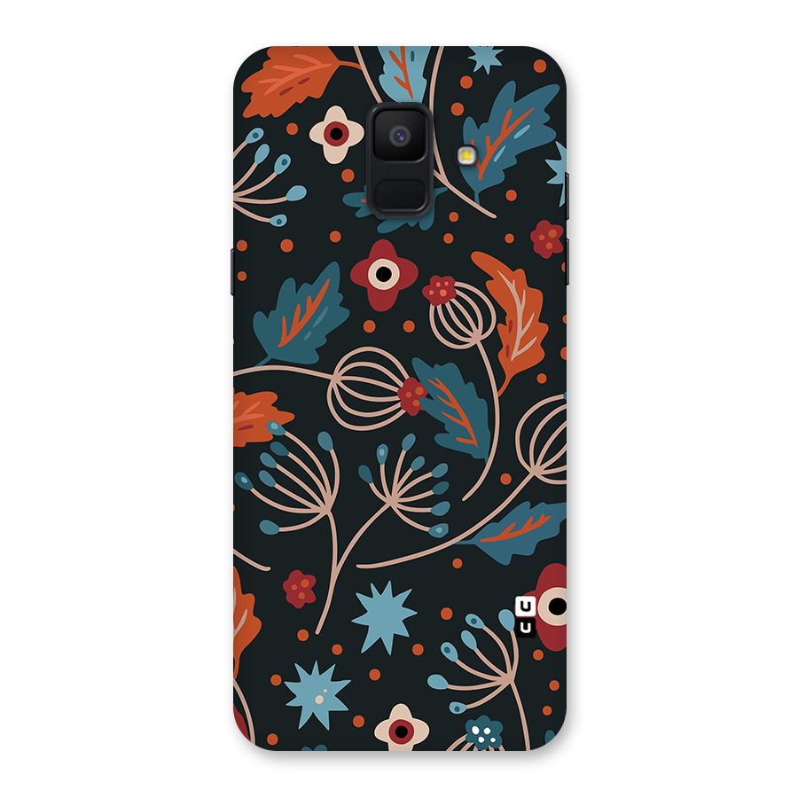 Nordic Arts Leaves Back Case for Galaxy A6 (2018)