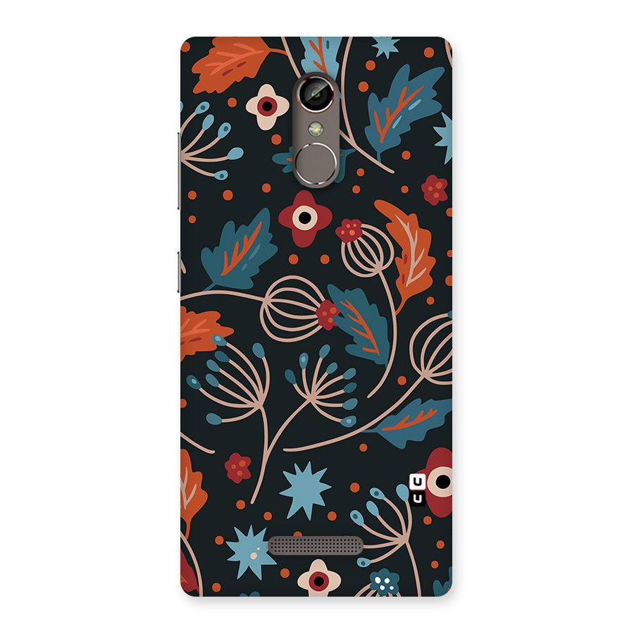 Nordic Arts Leaves Back Case for Gionee S6s