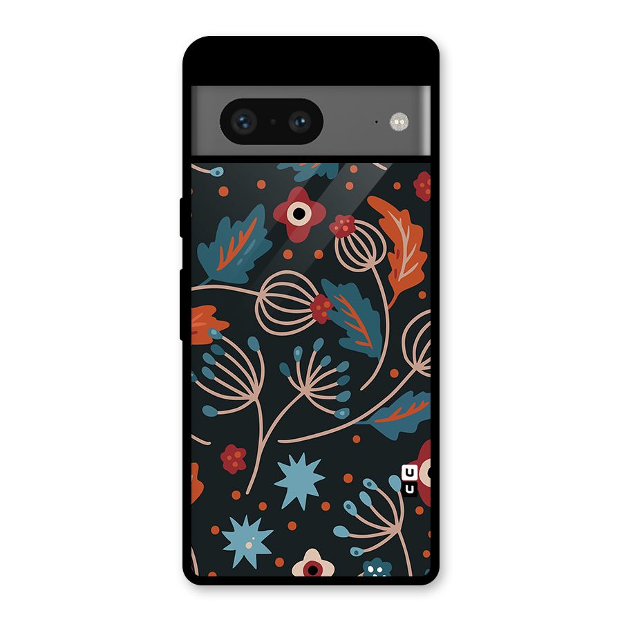 Nordic Arts Leaves Glass Back Case for Google Pixel 7