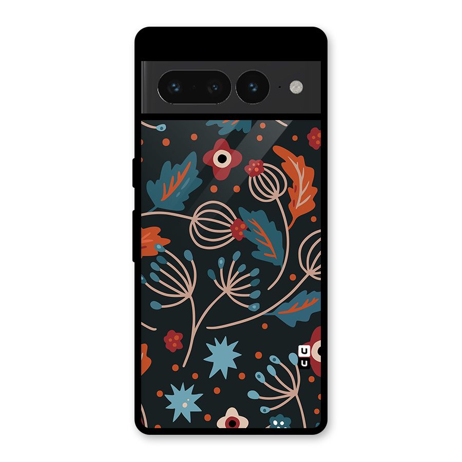 Nordic Arts Leaves Glass Back Case for Google Pixel 7 Pro