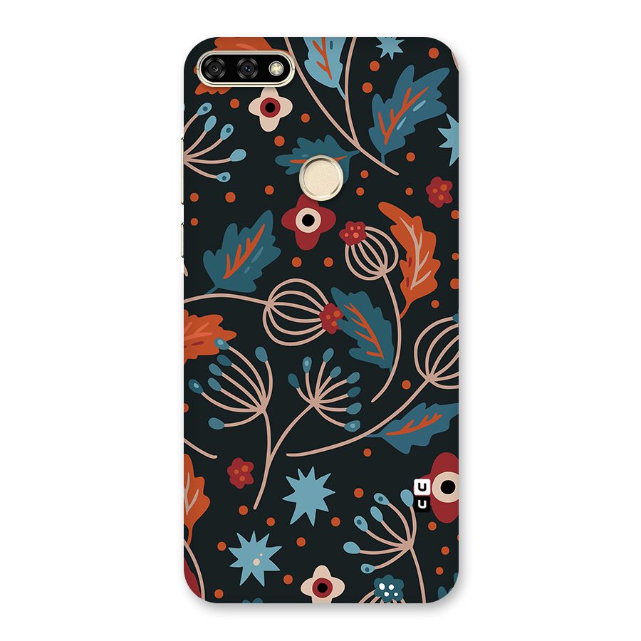 Nordic Arts Leaves Back Case for Honor 7A