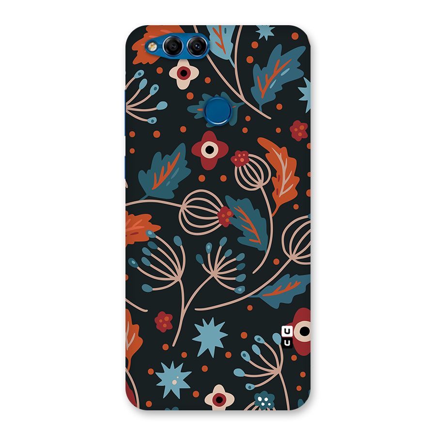 Nordic Arts Leaves Back Case for Honor 7X