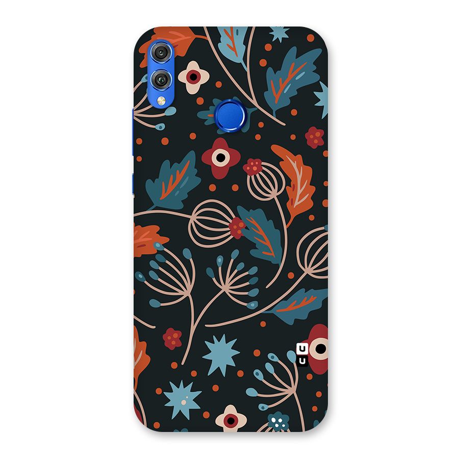 Nordic Arts Leaves Back Case for Honor 8X