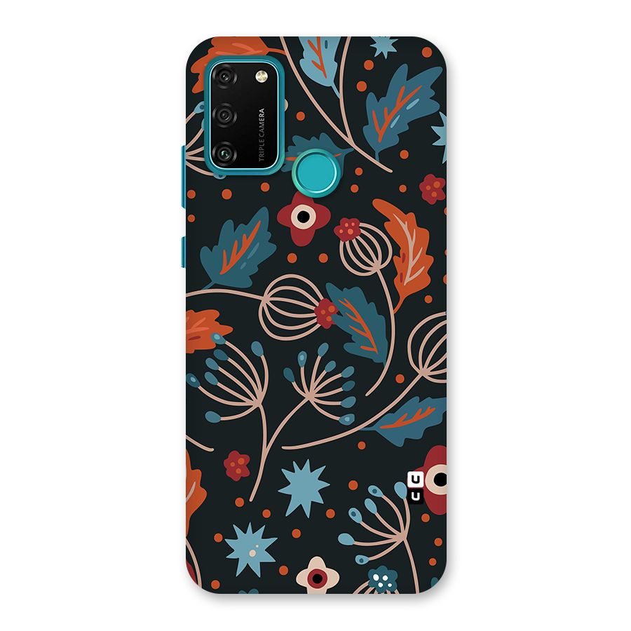 Nordic Arts Leaves Back Case for Honor 9A