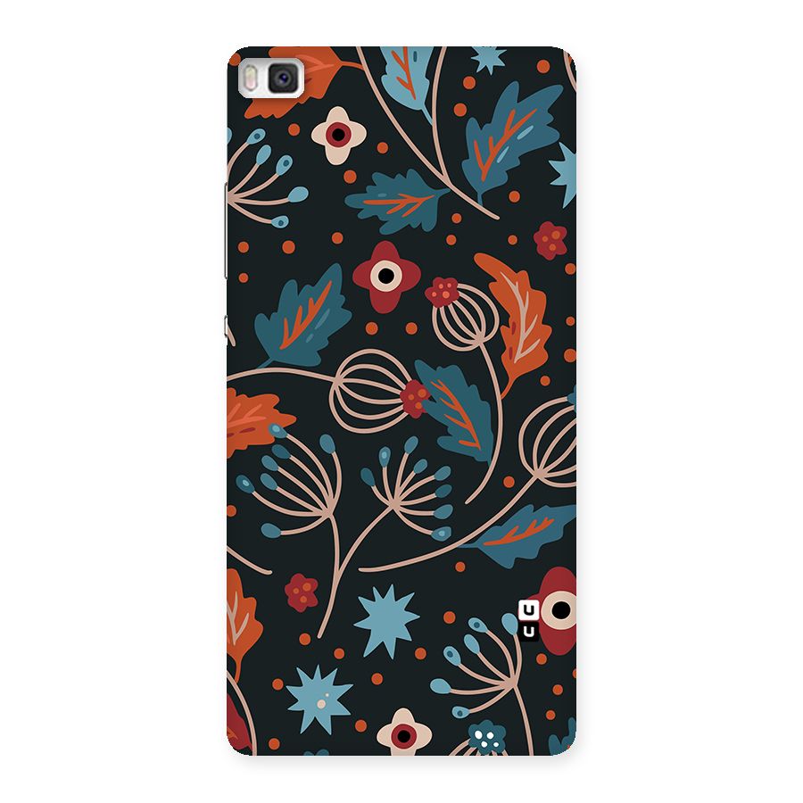 Nordic Arts Leaves Back Case for Huawei P8