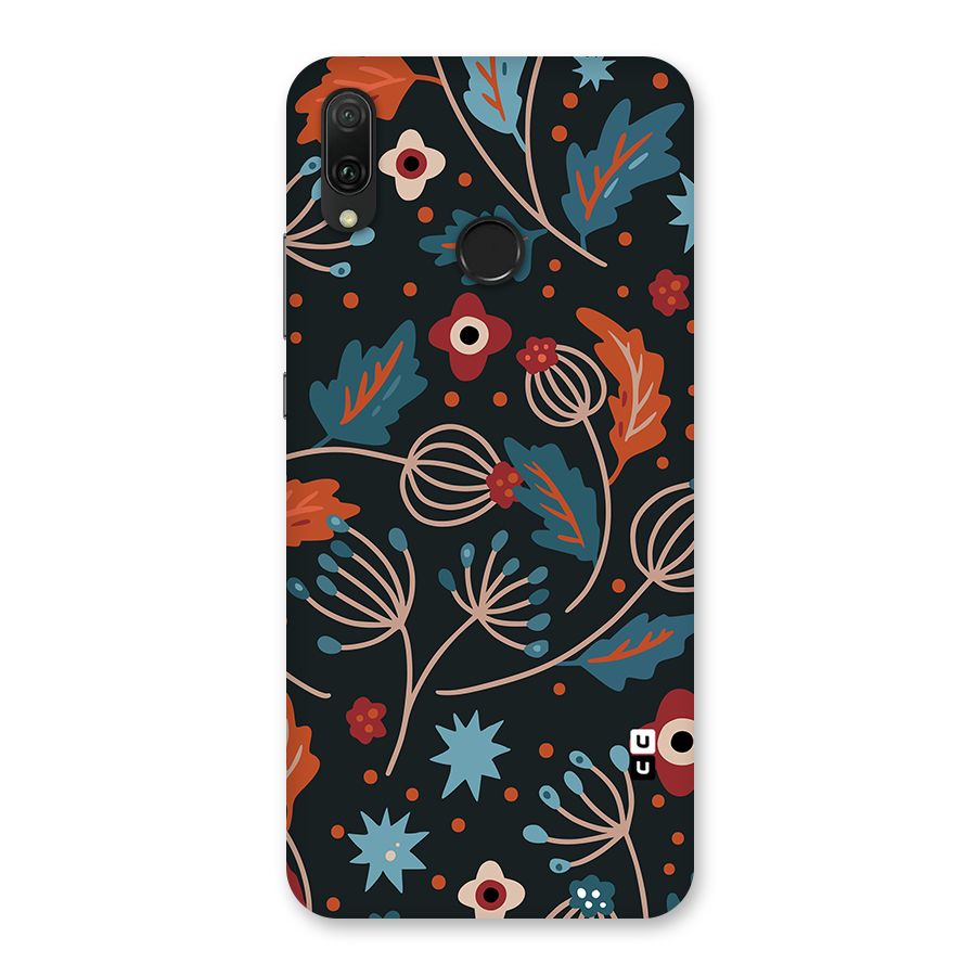 Nordic Arts Leaves Back Case for Huawei Y9 (2019)