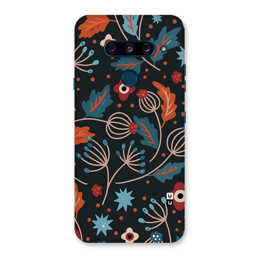 Nordic Arts Leaves Back Case for LG  V40 ThinQ